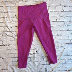 Zella Leggings Small Pink Cropped Barbicore Nordstrom